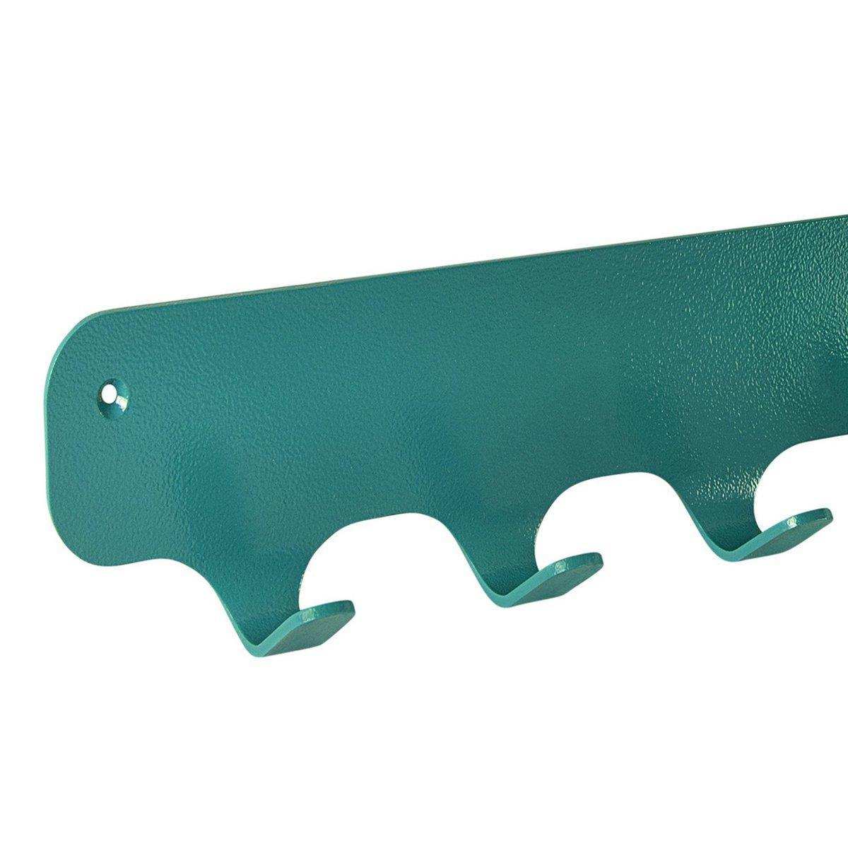 Gorillz Rounded Seven – Wandgarderobe – 7 Kleiderhaken – Grün - HomeDesign Knaus