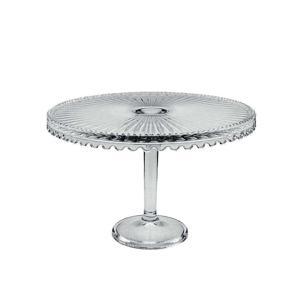 GROSSE STEHENDE TORTENFORM AUS GLAS, 32X32X21CM - HomeDesign Knaus
