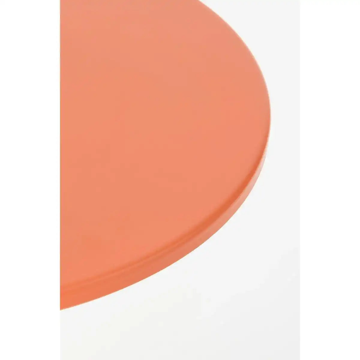 Großzügiger Beistelltisch – H42 x Ø60 cm – Metall – Orange - HomeDesign Knaus