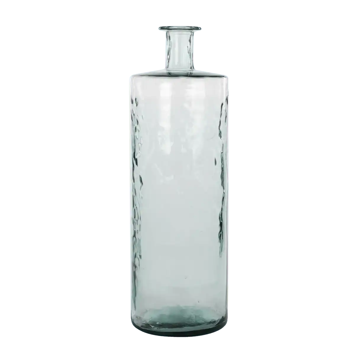 Guan-Flaschenvase – H75 x Ø25 cm – recyceltes Glas – transparent - HomeDesign Knaus