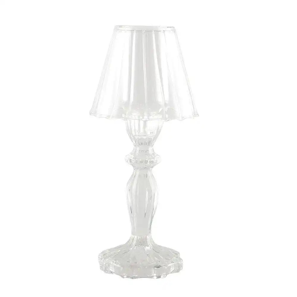 H24.5cm Glaskerzenhalter - HomeDesign Knaus