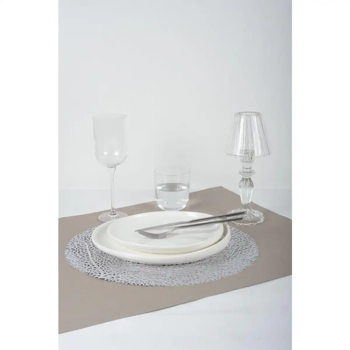 H24.5cm Glaskerzenhalter - HomeDesign Knaus