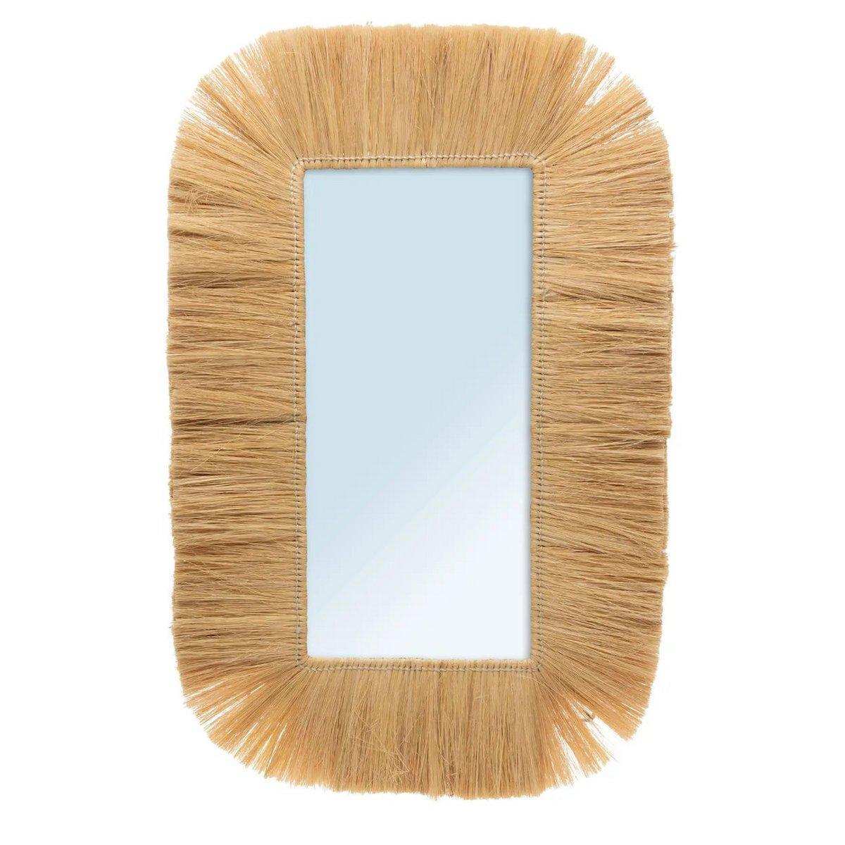 Handgefertigt Wandspiegel Jaipur Spiegel Natur - HomeDesign Knaus