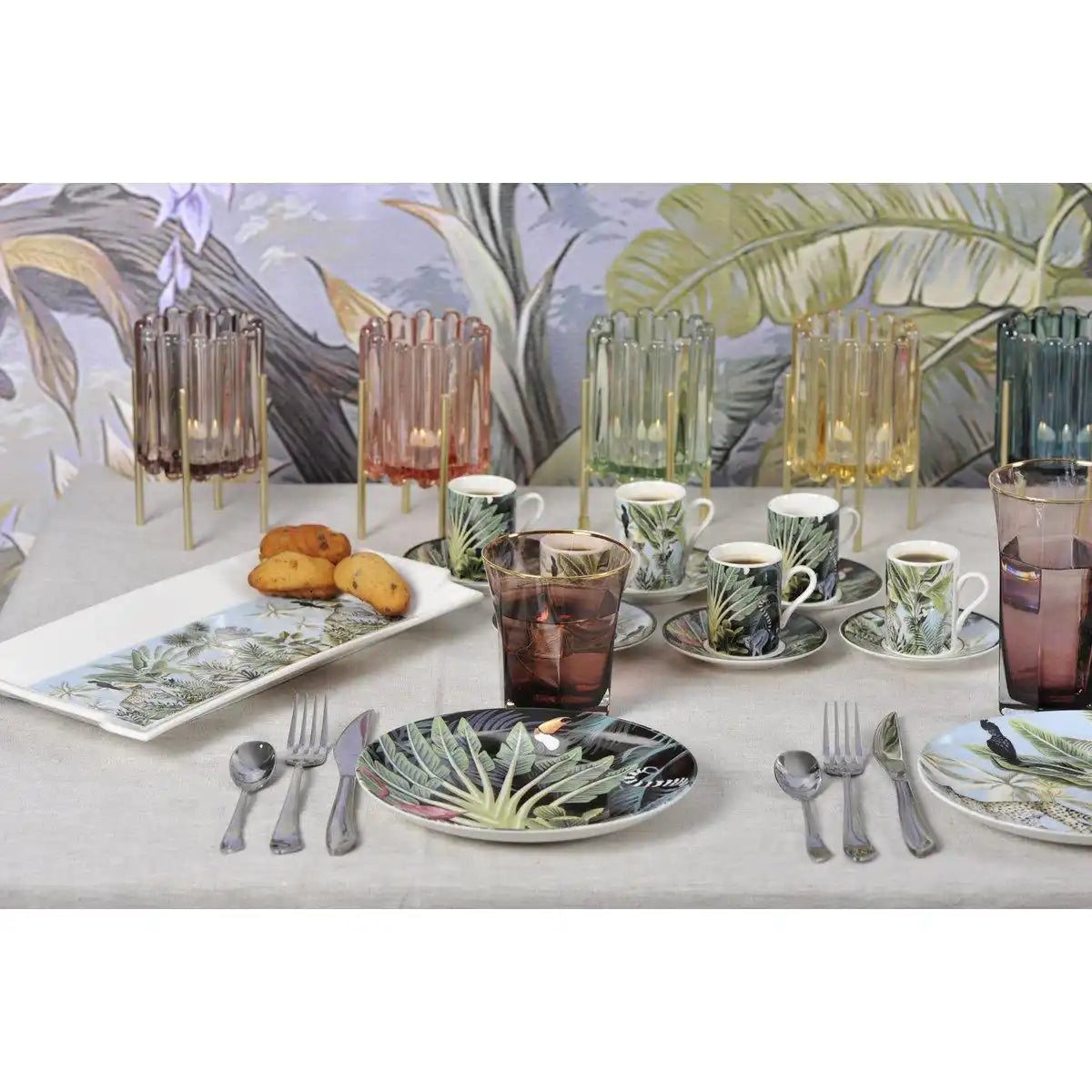 HIGH PURPLE MUG GILDED EDGE - 6er-Set - HomeDesign Knaus