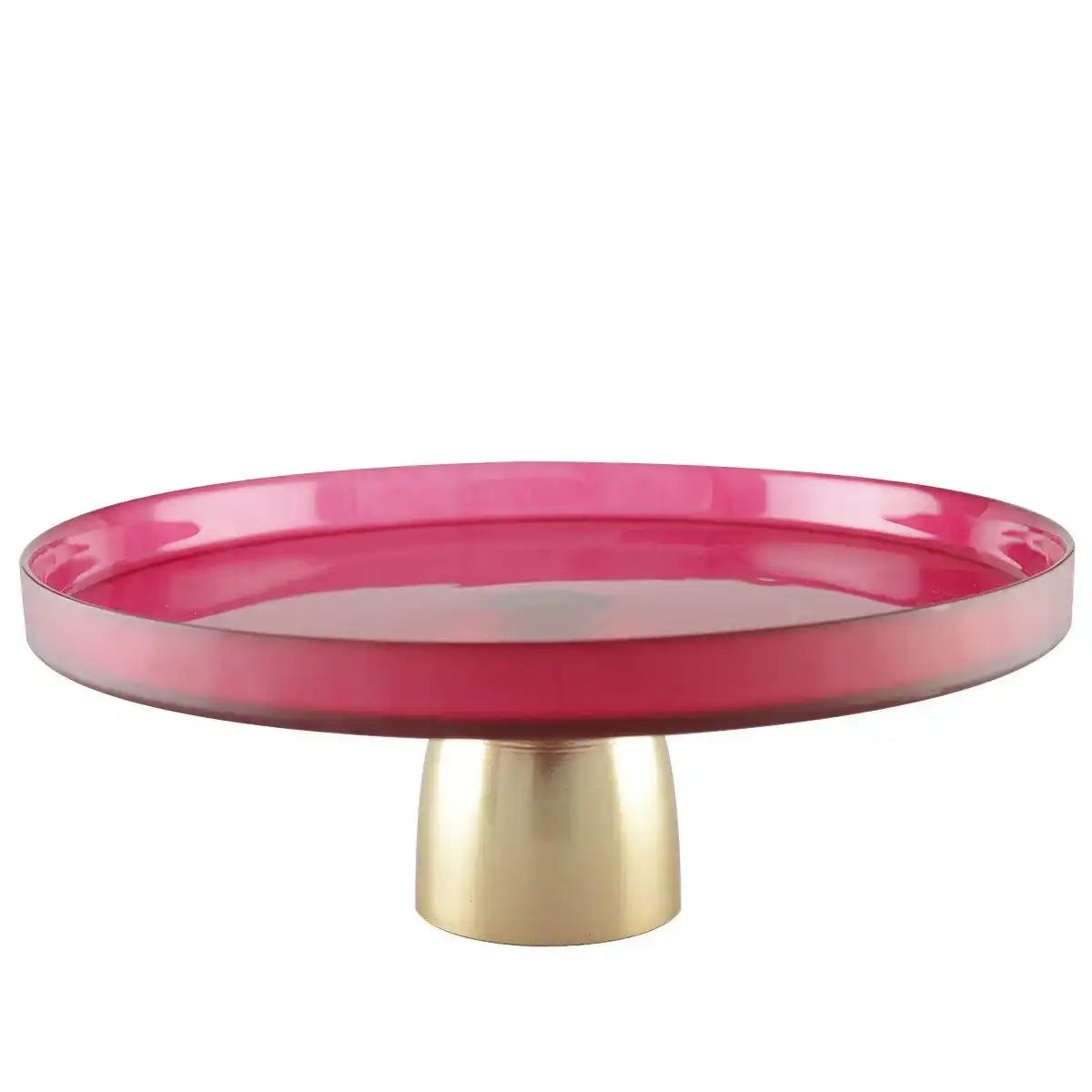 HIMBEER-TABLETT AUF GOLDFUSS 21CM - HomeDesign Knaus