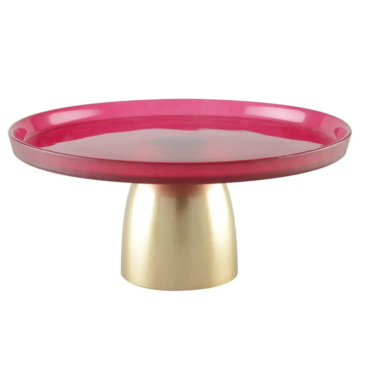HIMBEER-TABLETT AUF GOLDFUSS 28CM - HomeDesign Knaus
