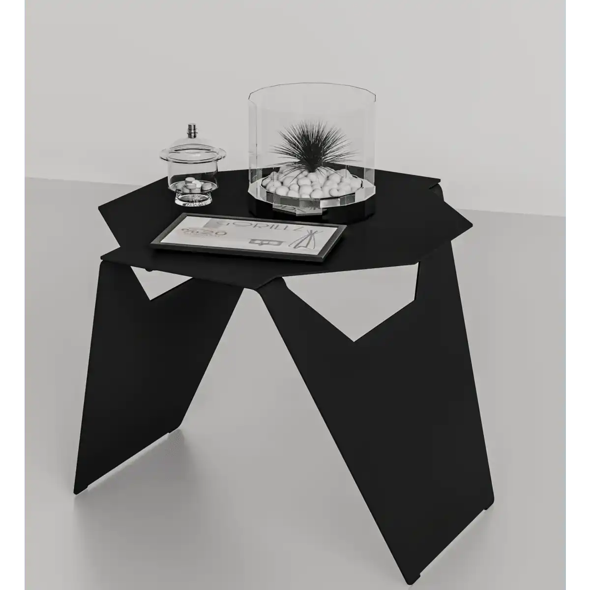 Hive Beistelltisch Schwarz - HomeDesign Knaus