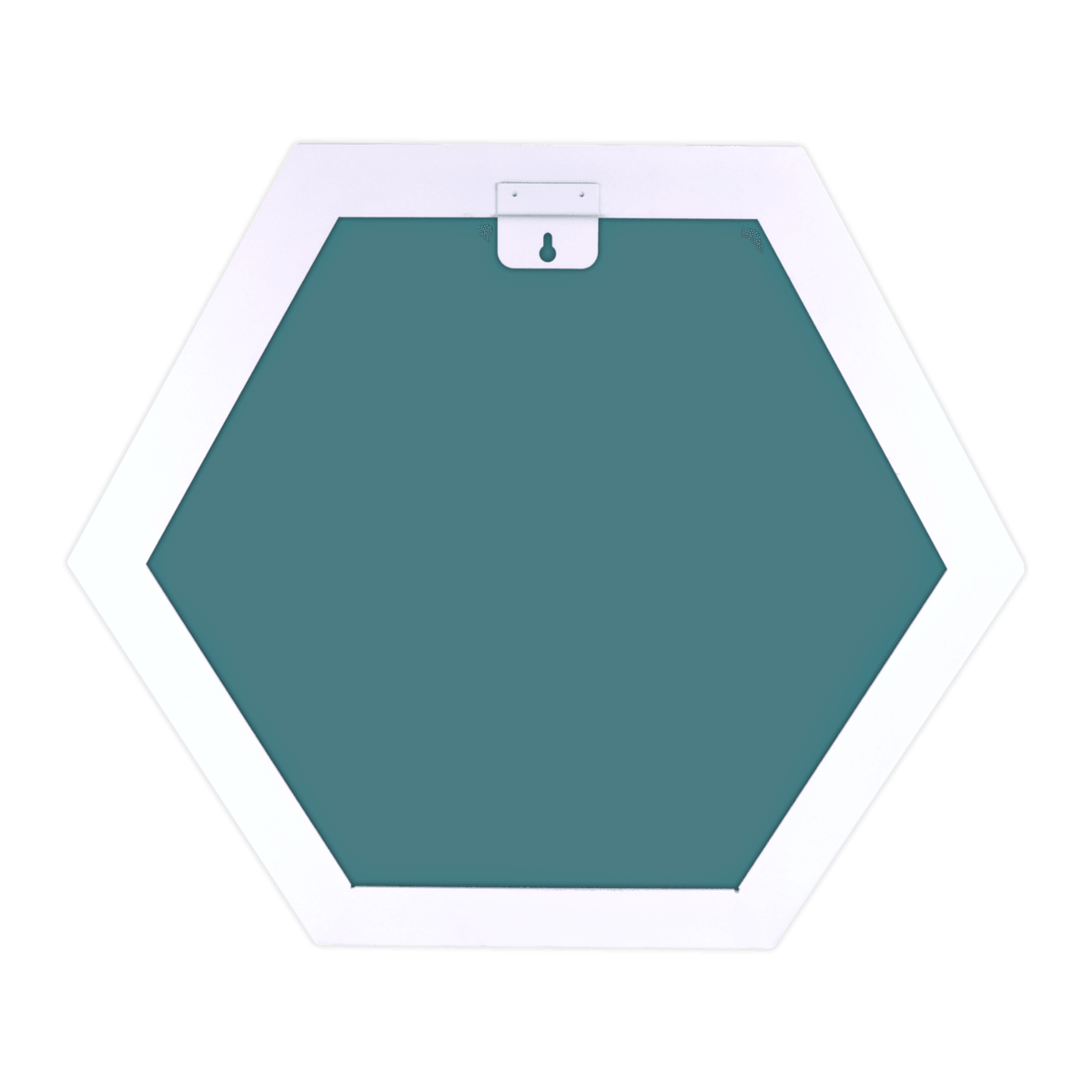 Gorillz Hive Wandspiegel mit Ablage – Hexagon-Spiegel – 60 x 52 cm – Industrial White - HomeDesign Knaus