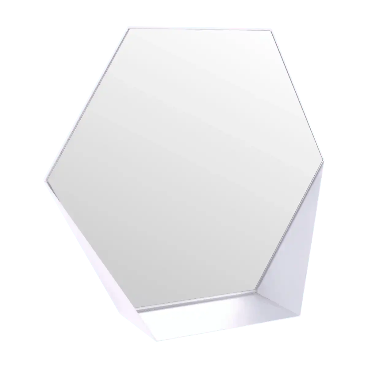 Hive Wandspiegel mit Ablage Hexagon-Spiegel Industie - HomeDesign Knaus