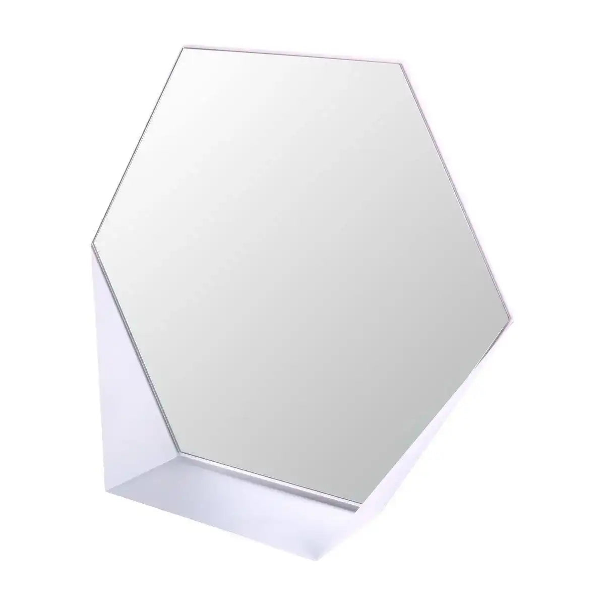 Hive Wandspiegel mit Ablage Industrieller Stahl 60 cm - HomeDesign Knaus