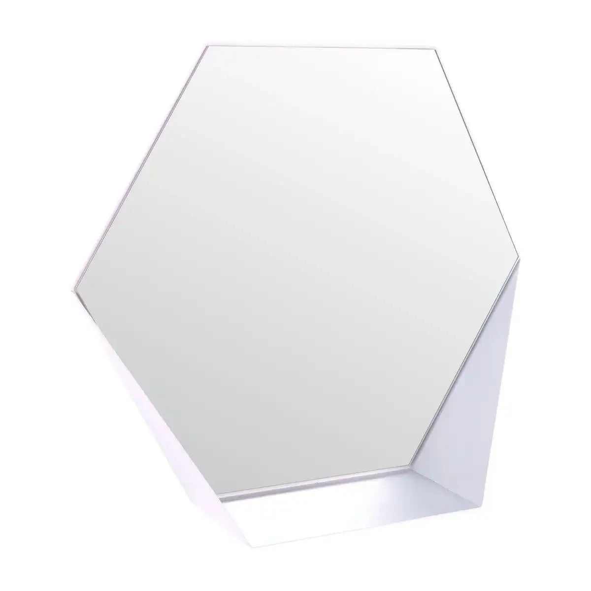 Hive Wandspiegel mit Ablage Industrieller Stahl 60 cm - HomeDesign Knaus