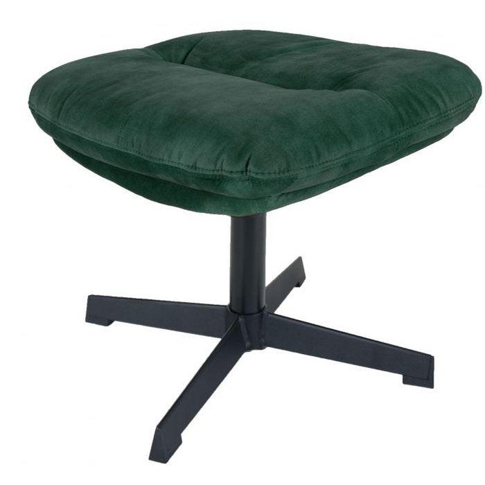 Hocker Dorus Adore Velvet - Armeegrün 29 - HomeDesign Knaus