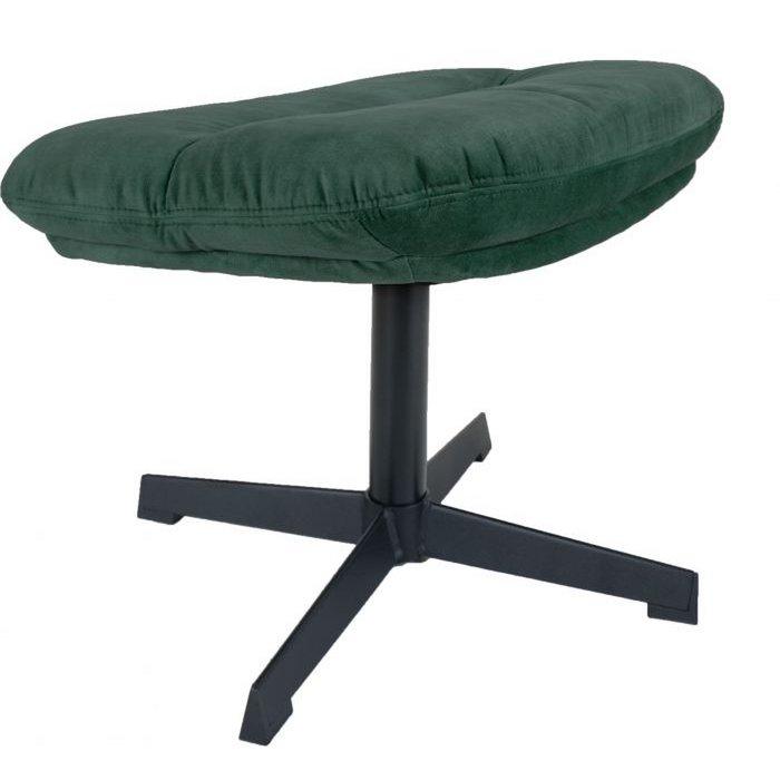 Hocker Dorus Adore Velvet - Armeegrün 29 - HomeDesign Knaus