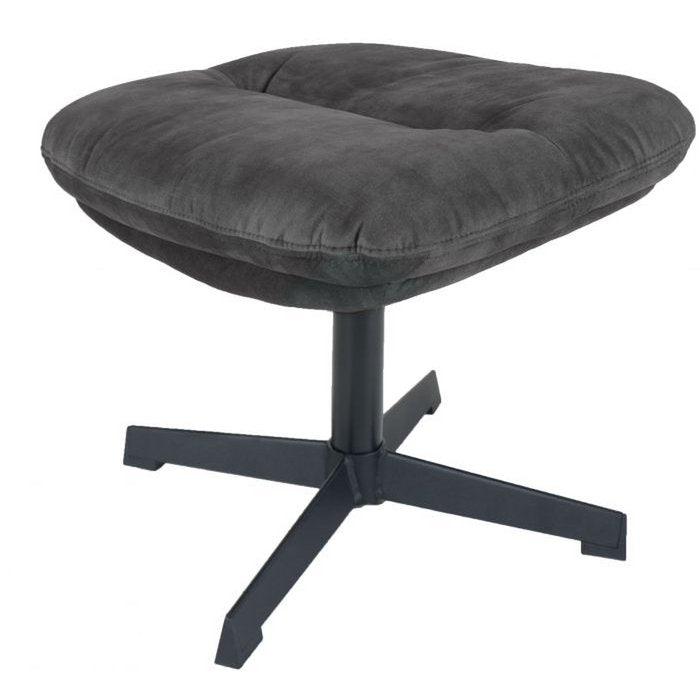 Hocker Dorus Adore Velvet - Dunkelgrau 10 - HomeDesign Knaus