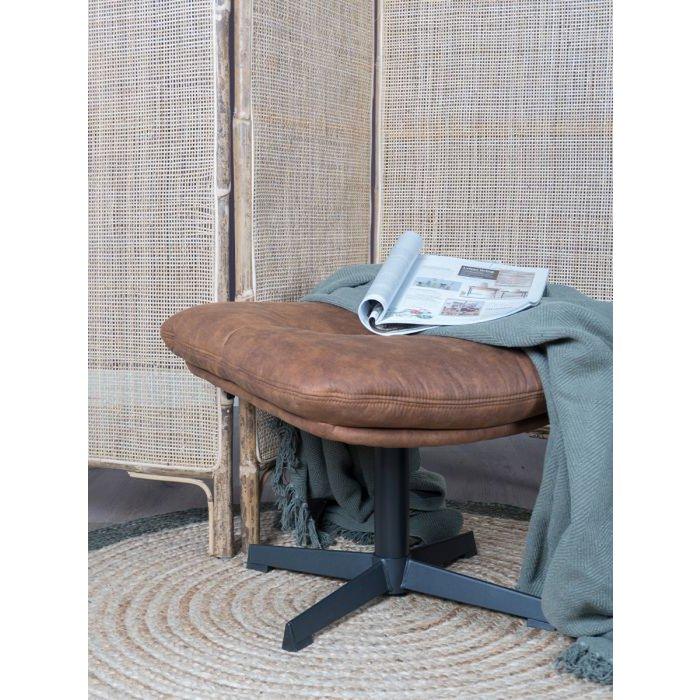 Hocker Dorus Cowboy - Cognac 215 - HomeDesign Knaus