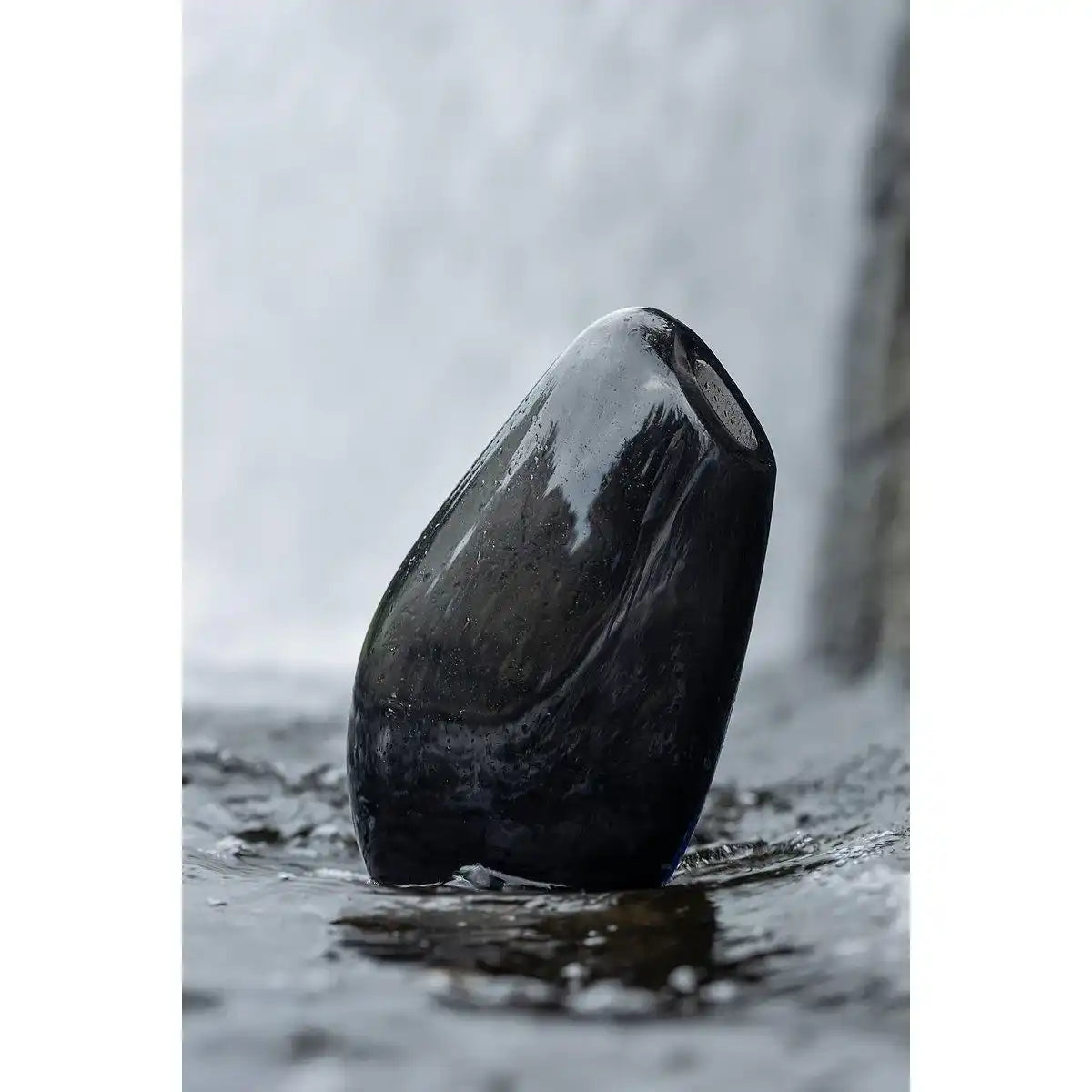 Hohe moderne Vase mit sehr innovativem, schlichtem Design, KOOKY30GR - HomeDesign Knaus