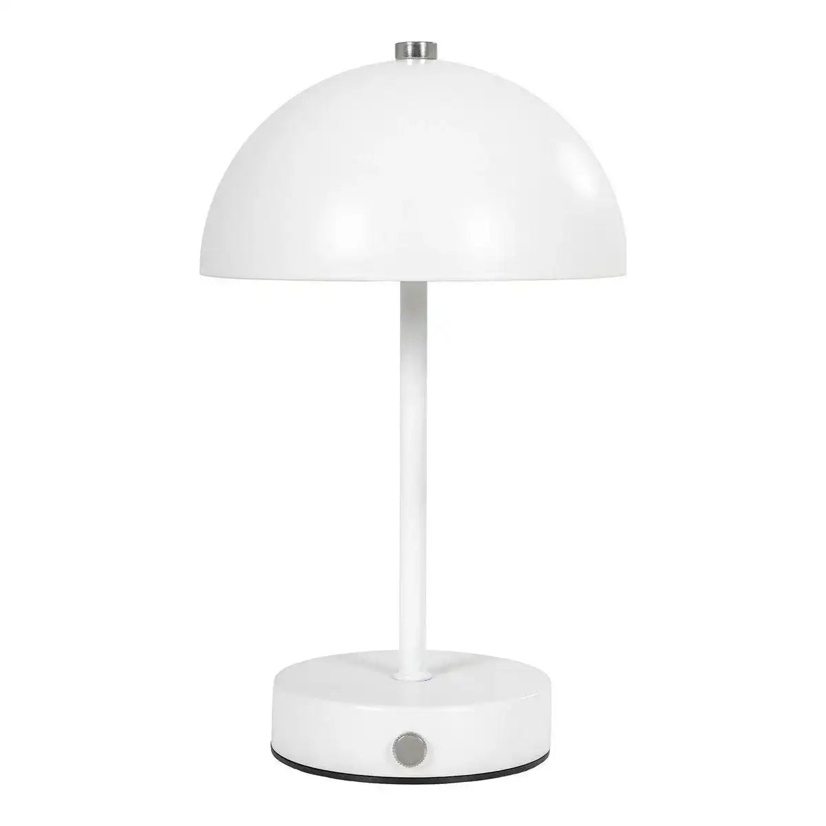 Holt LED-Tischlampe – Weiß, Metall, wiederaufladbar - HomeDesign Knaus