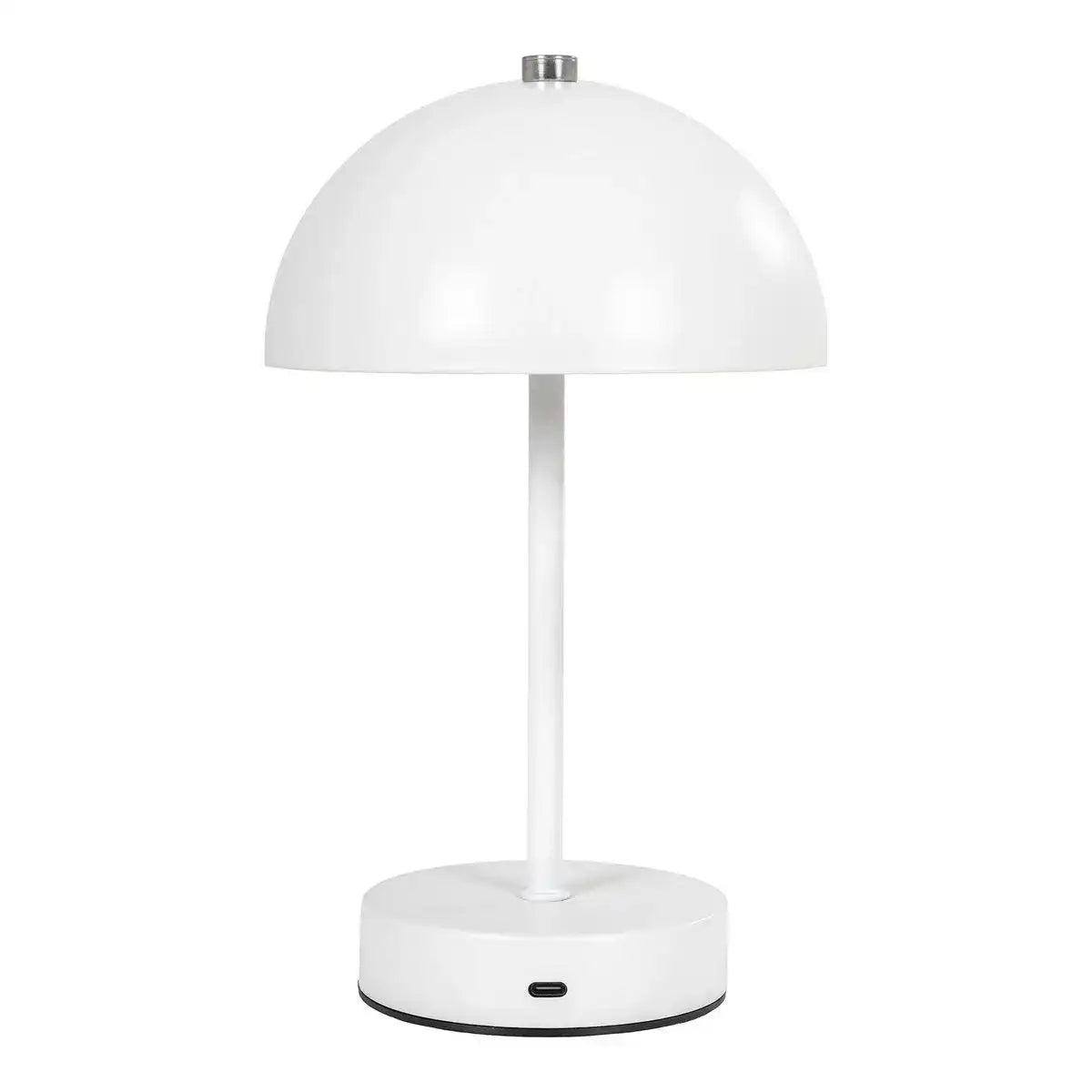 Holt LED-Tischlampe – Weiß, Metall, wiederaufladbar - HomeDesign Knaus