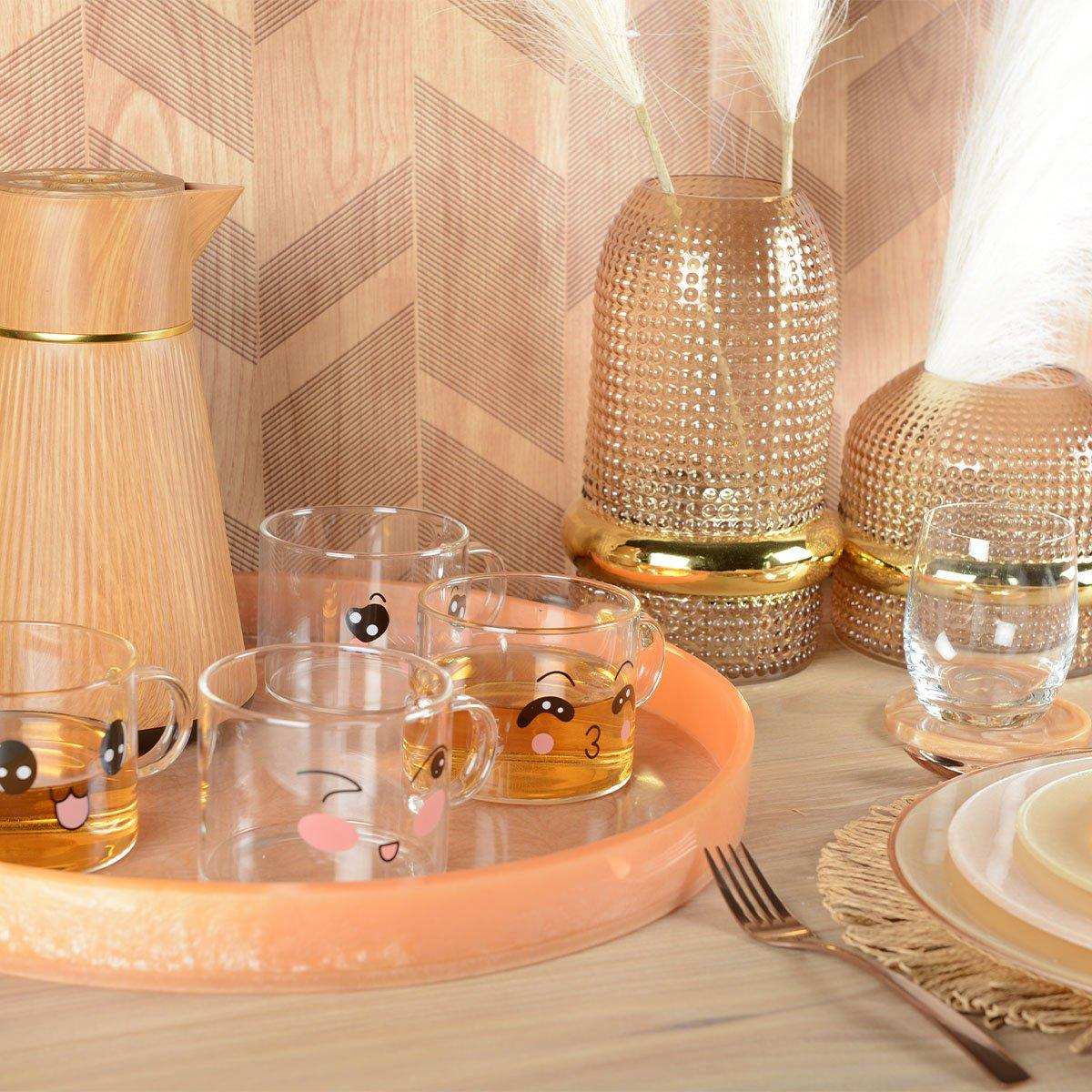 Holzkaffee mit Griffdoree 1l - HomeDesign Knaus