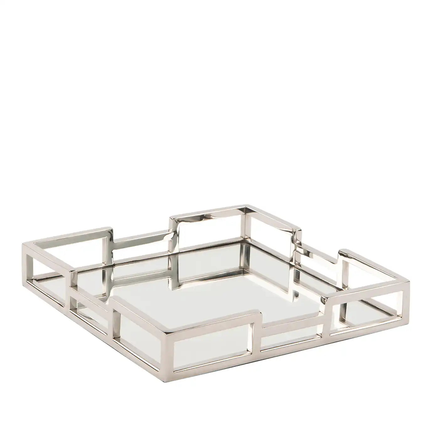 HOMMAGE Tablett Serviertablett Edelstahl Hochglanz poliert Spiegel - HomeDesign Knaus