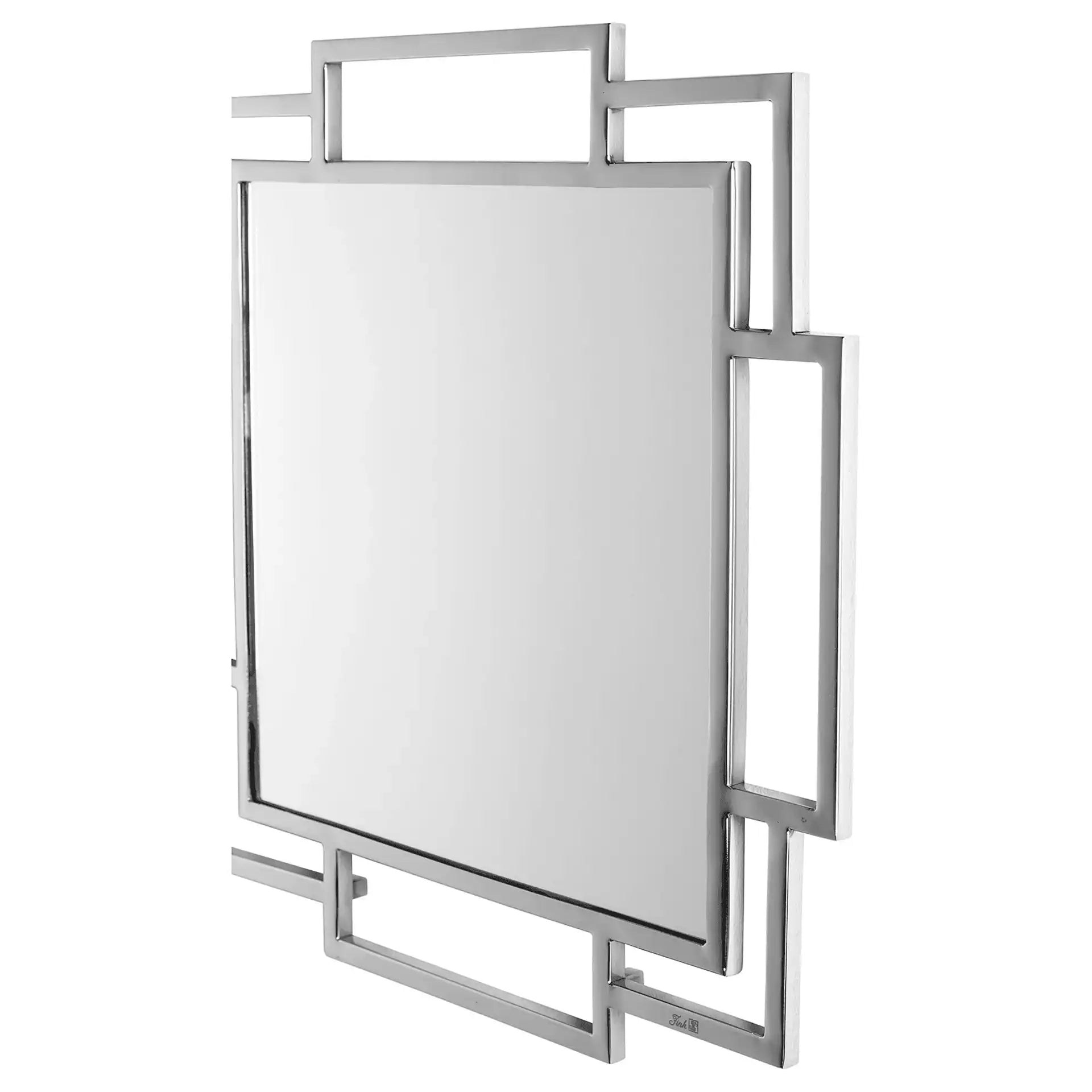 Hommage Wandspiegel Chrom Edelstahl Handarbeit Spiegel - HomeDesign Knaus