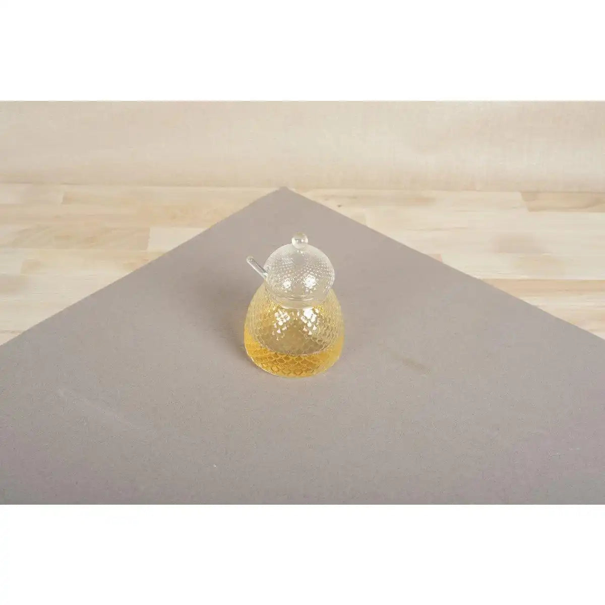 Honigtopf mit Glaslöffel 400 ml - HomeDesign Knaus