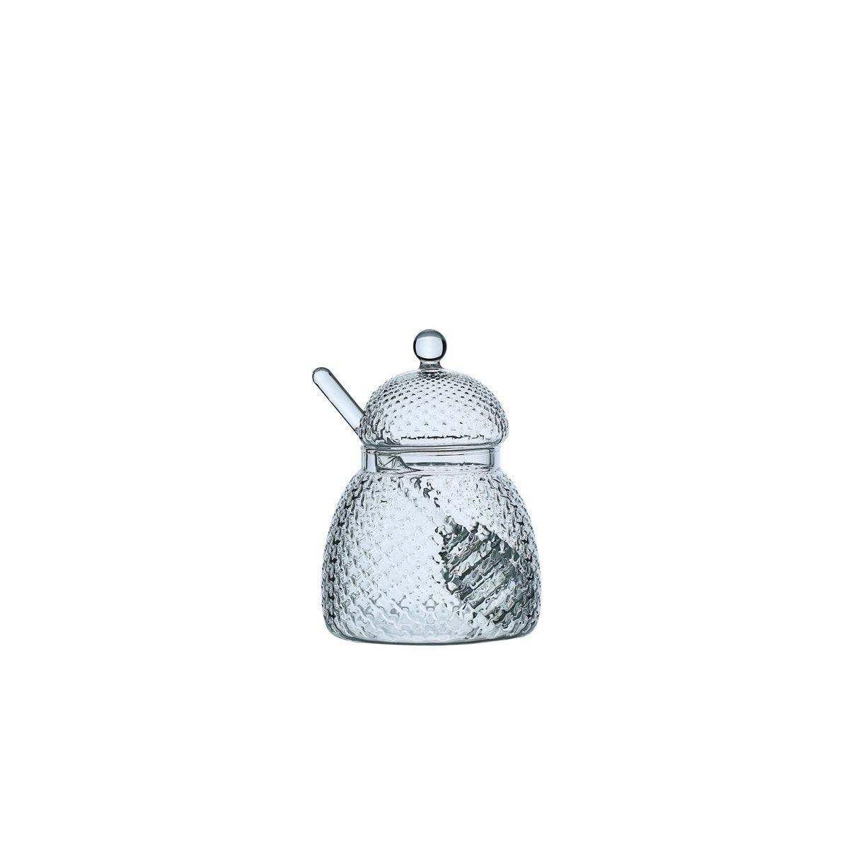 Honigtopf mit Glaslöffel 400 ml - HomeDesign Knaus