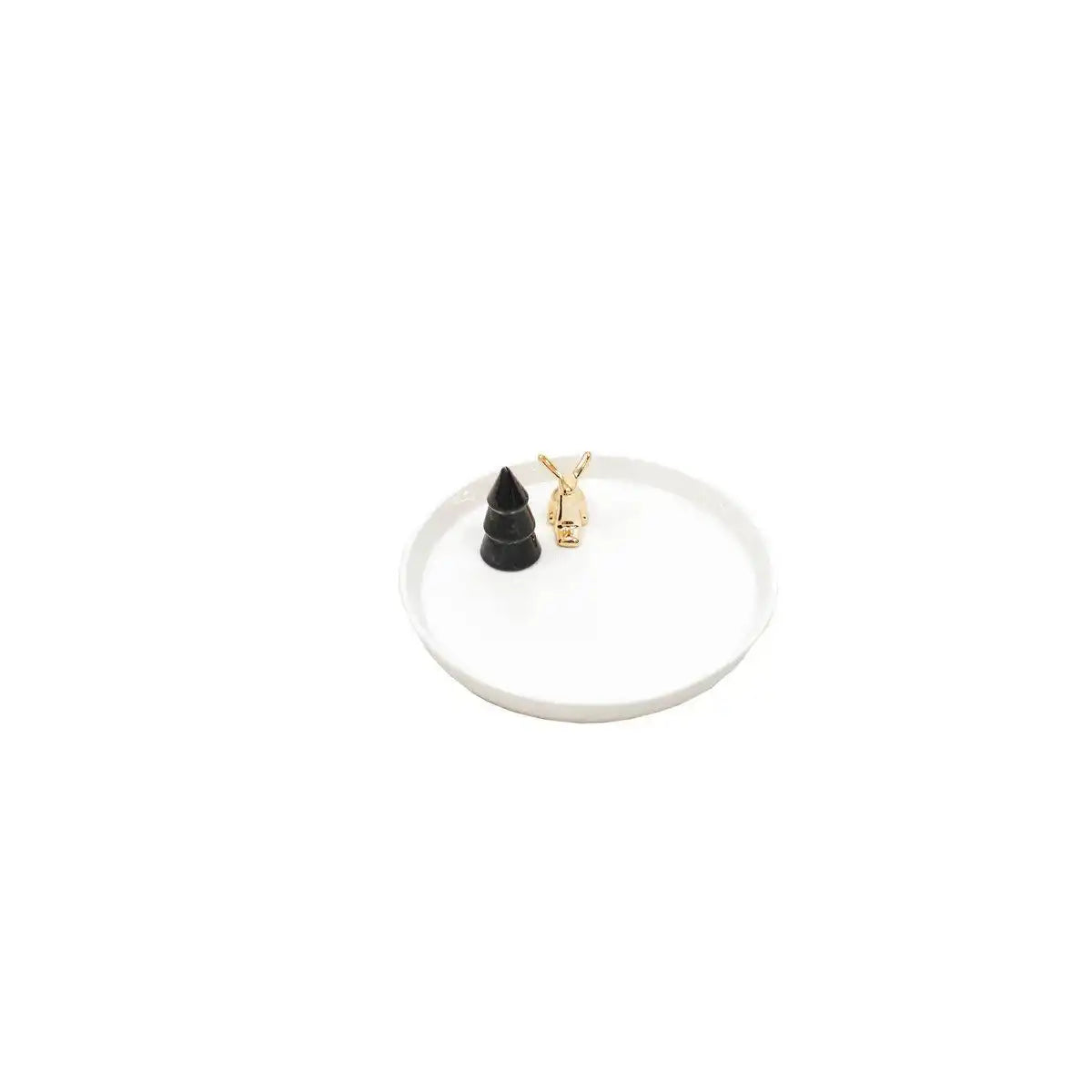 Housevitamin Weihnachtsteller – Weiß – 22,5 x 22,5 x 12 cm - HomeDesign Knaus