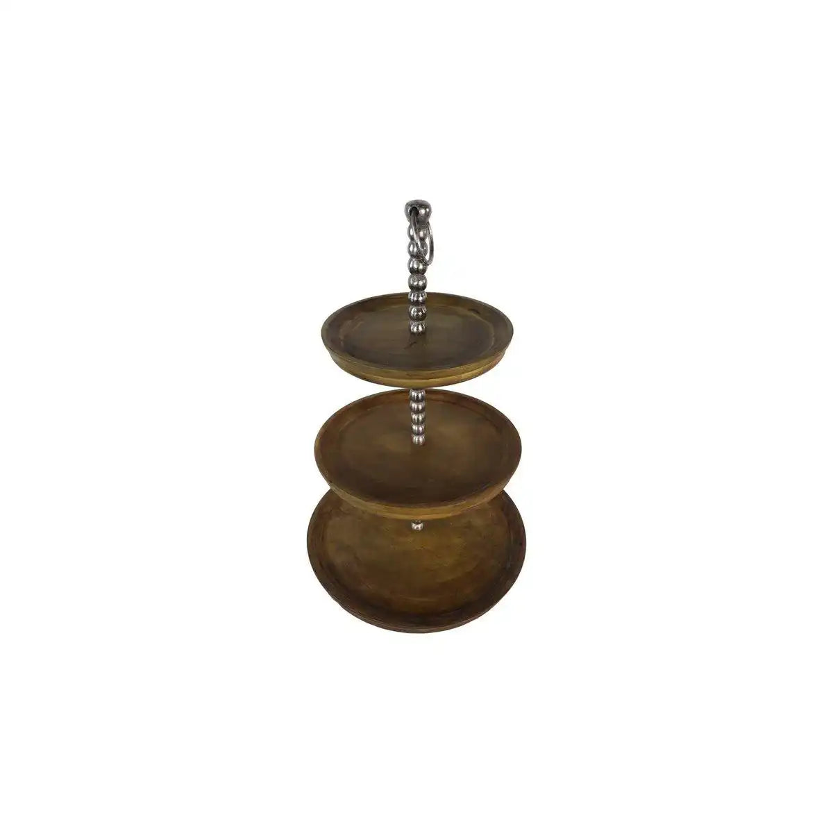 HSM Collection-Etage-36x36x60-Naturel/Gray-Mango/Metall - HomeDesign Knaus
