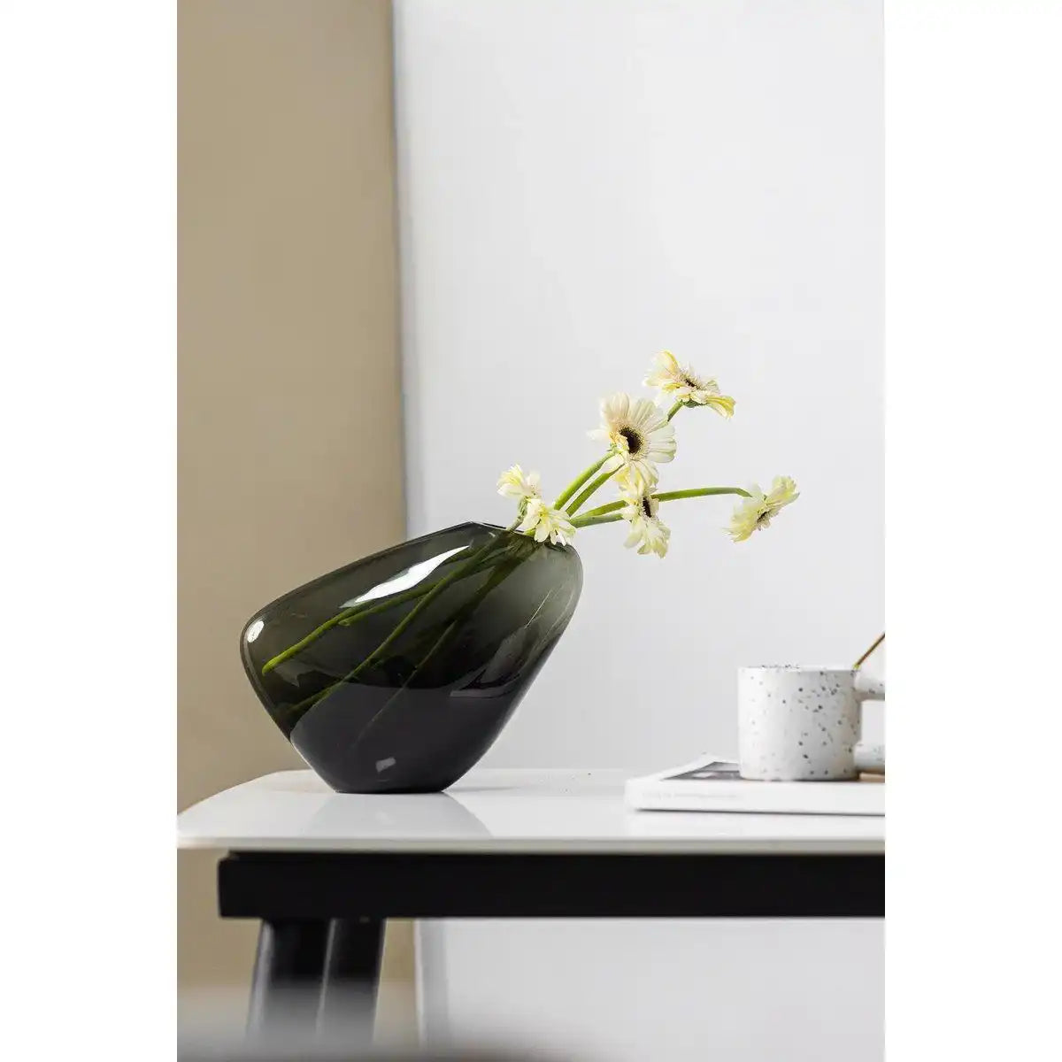 Innovative Designvase, kieselartige organische Form, KOOKY21GR - HomeDesign Knaus