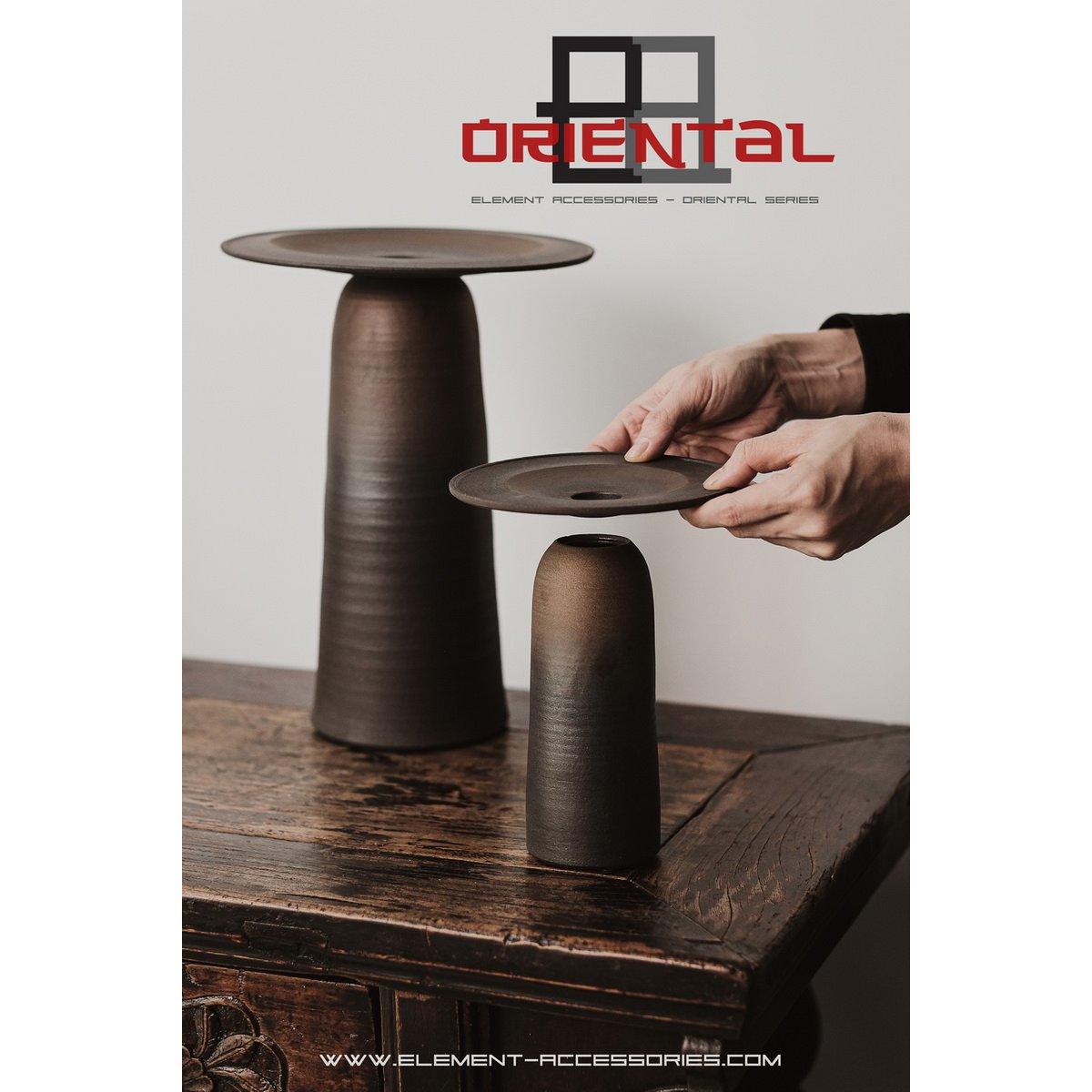 Innovative Keramikvase im High-End-Design, East+West, ULF28BB - HomeDesign Knaus