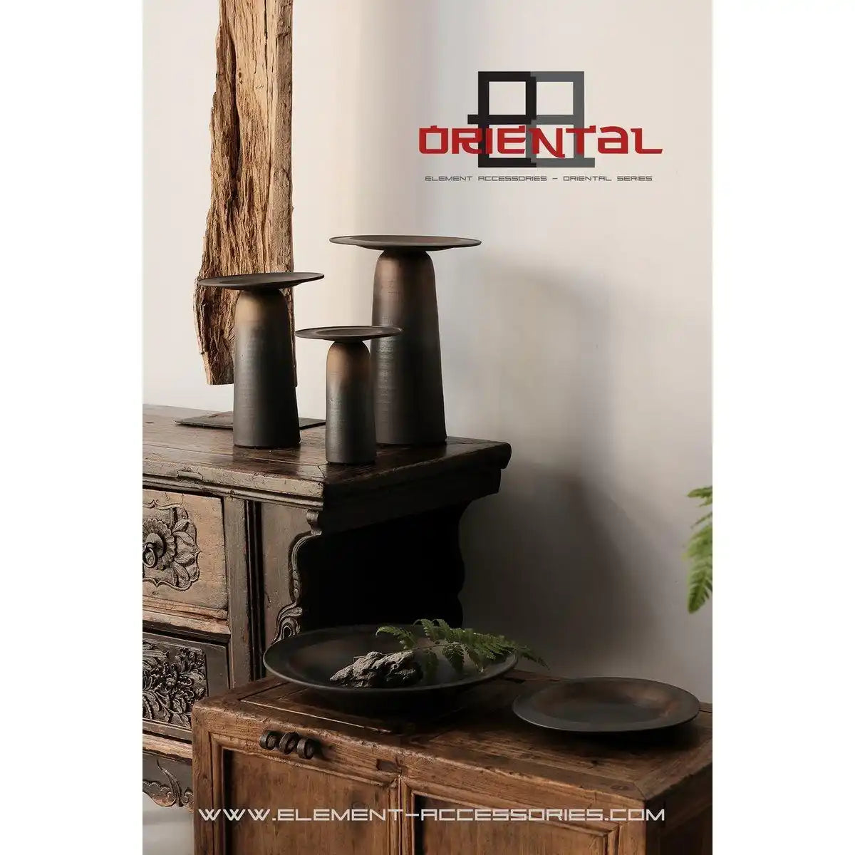 Innovative Keramikvase im High-End-Design, East+West, ULF28BB - HomeDesign Knaus