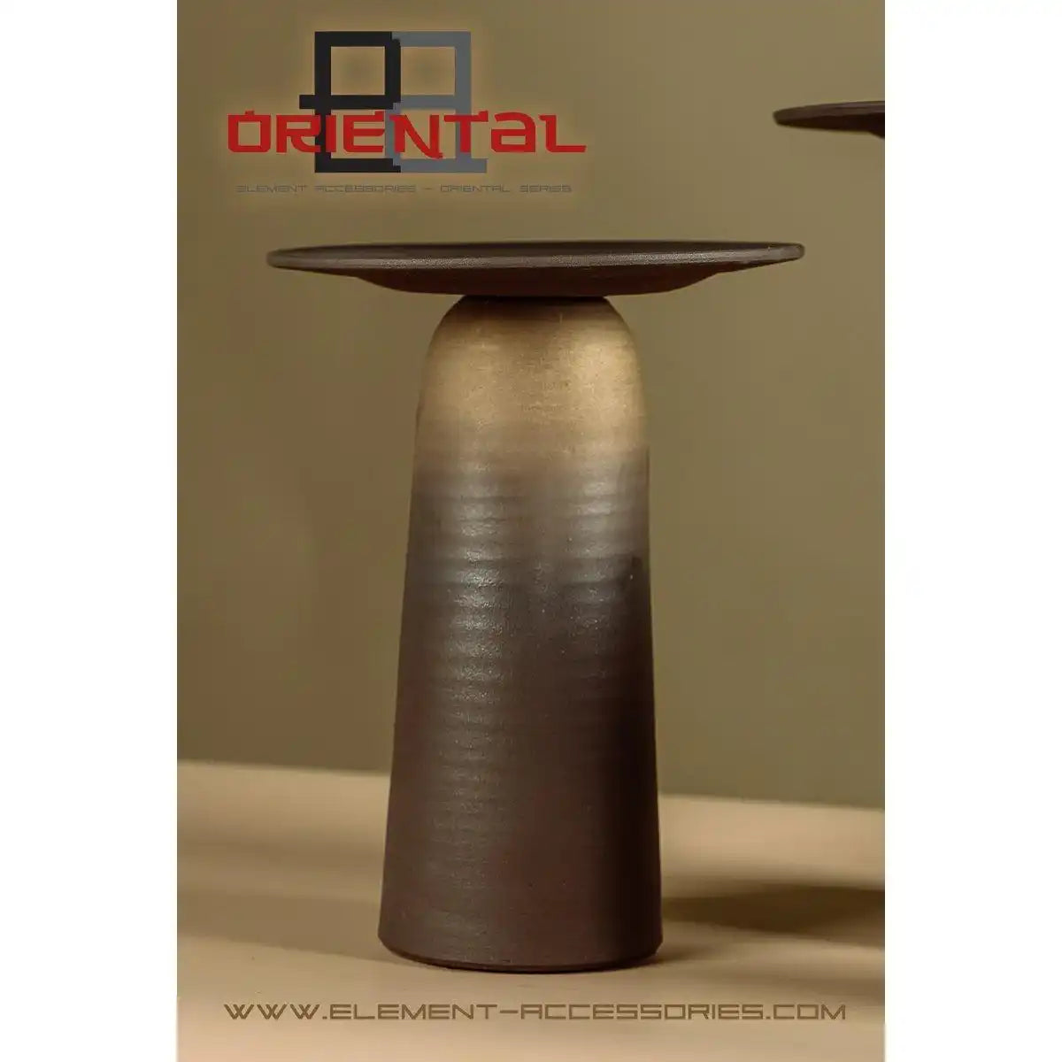 Innovative Keramikvase im High-End-Design, East+West, ULF28BB - HomeDesign Knaus