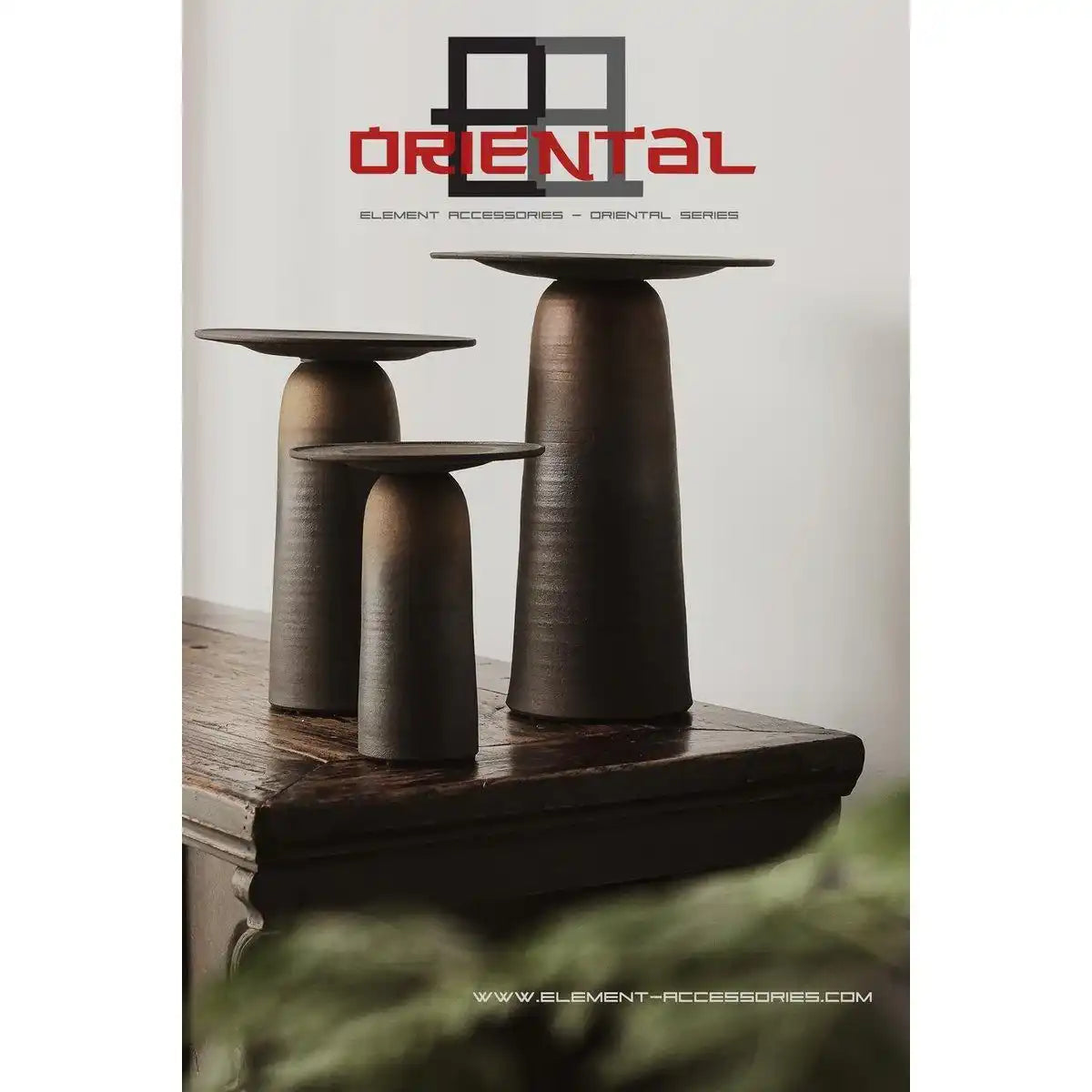 Innovative Keramikvase im High-End-Design, East+West, ULF28BB - HomeDesign Knaus