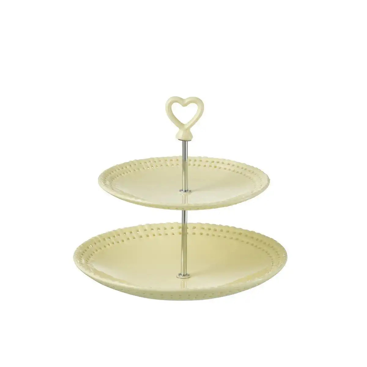 J-Line 2 Layer Teller – Keramik – Gelb - HomeDesign Knaus