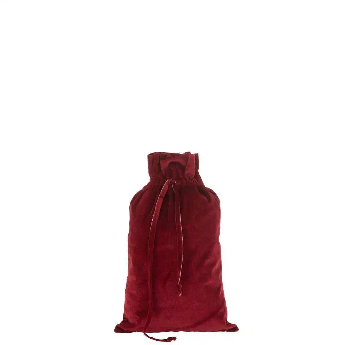 J-Line Bag Christmas Velvet Red Medium - HomeDesign Knaus