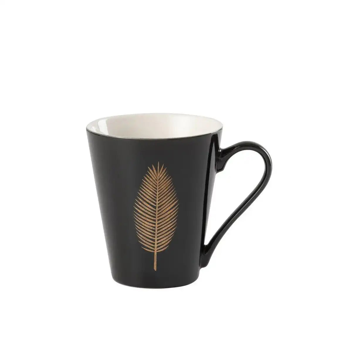 J-Line Bag Plume Porzellan Schwarz / Gold - HomeDesign Knaus
