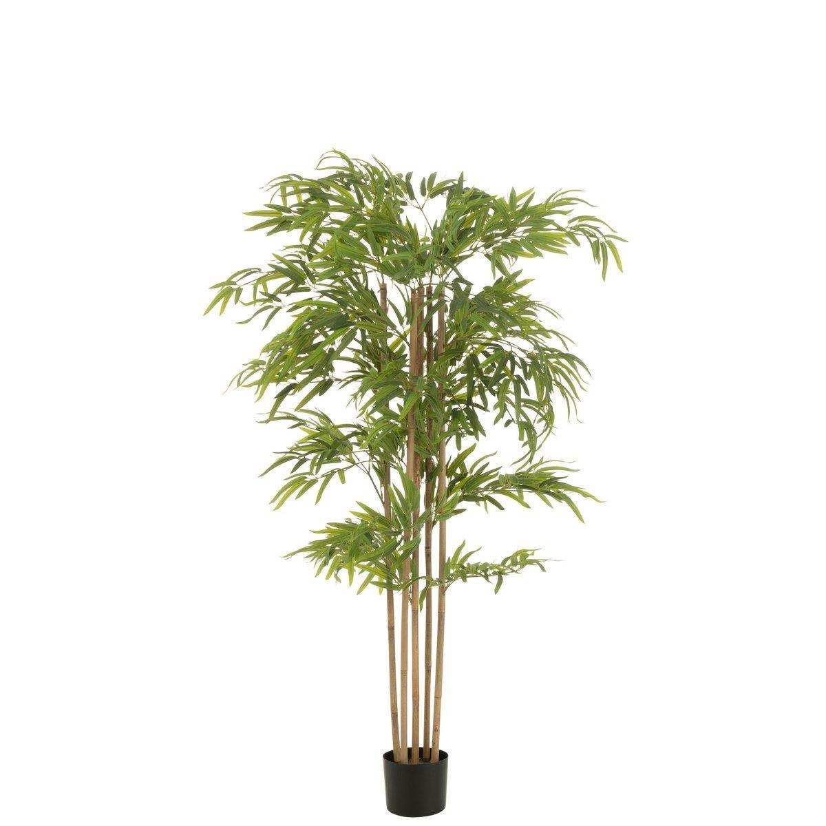 J-Line Bambustopf, künstlich, Grün - HomeDesign Knaus