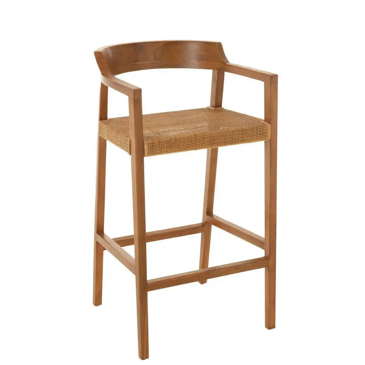 J-Line Barstuhl Emma Teak Braun - HomeDesign Knaus