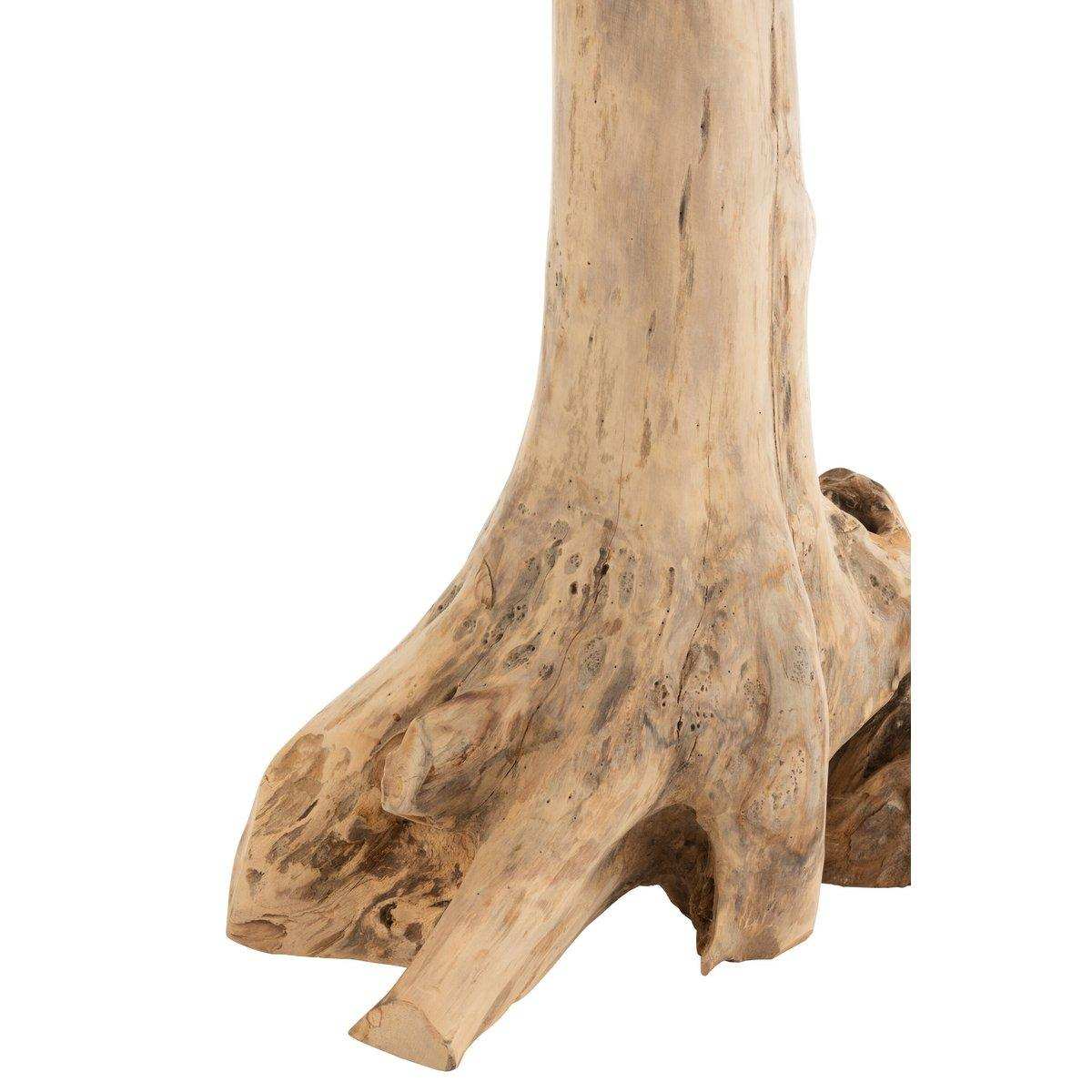 J-Line Beistelltisch Amy Teak – Holz – Natur – groß - HomeDesign Knaus