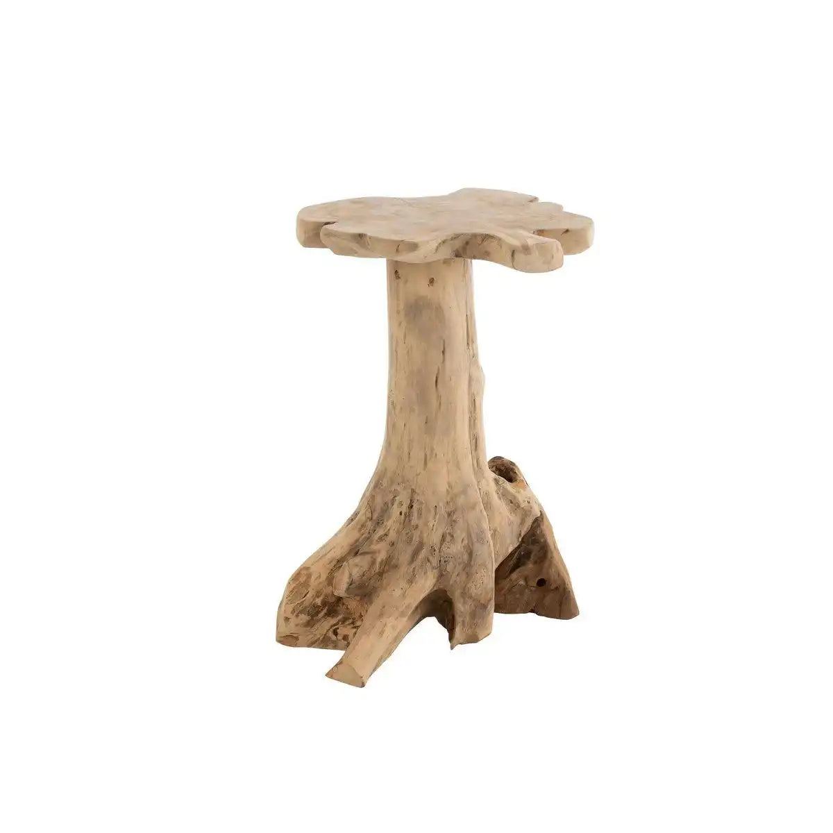 J-Line Beistelltisch Amy Teak – Holz – Natur – groß - HomeDesign Knaus
