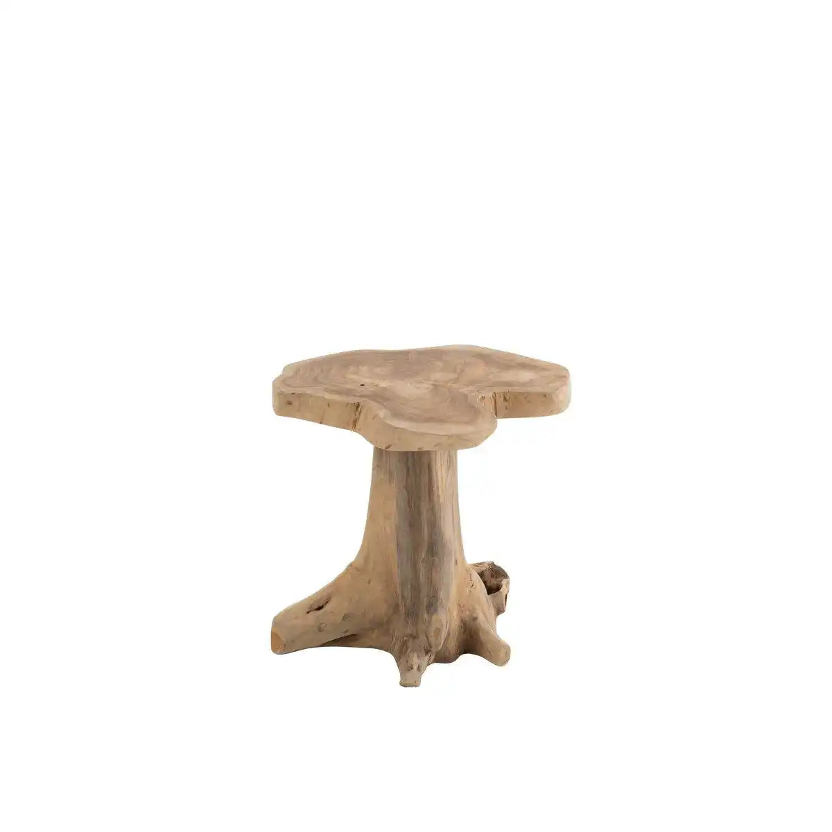 J-Line Beistelltisch Amy Teak – Holz – Natur – klein - HomeDesign Knaus