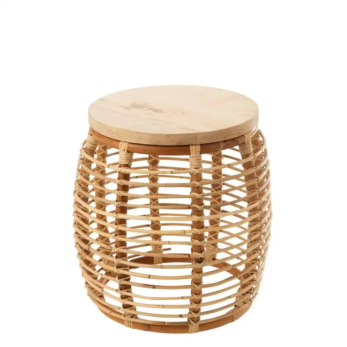 J-Line Beistelltisch Ana – Rattan – Natur - HomeDesign Knaus