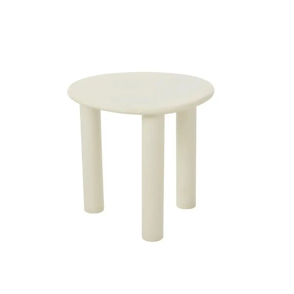 J-Line Beistelltisch Bali MDF/PVC Weiß Klein - HomeDesign Knaus