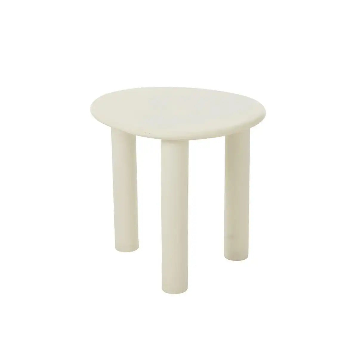 J-Line Beistelltisch Bali MDF/PVC Weiß Klein - HomeDesign Knaus