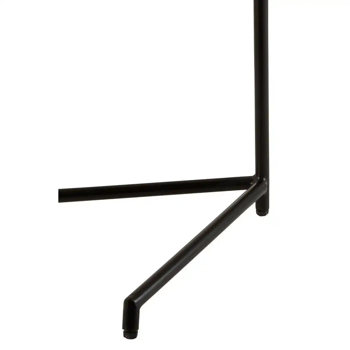 J-Line Beistelltisch Bistro rund Mangoholz/Eisen Natur/Schwarz - HomeDesign Knaus