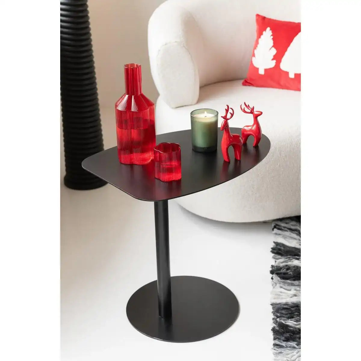 J-Line Beistelltisch Ice Metal Schwarz - HomeDesign Knaus