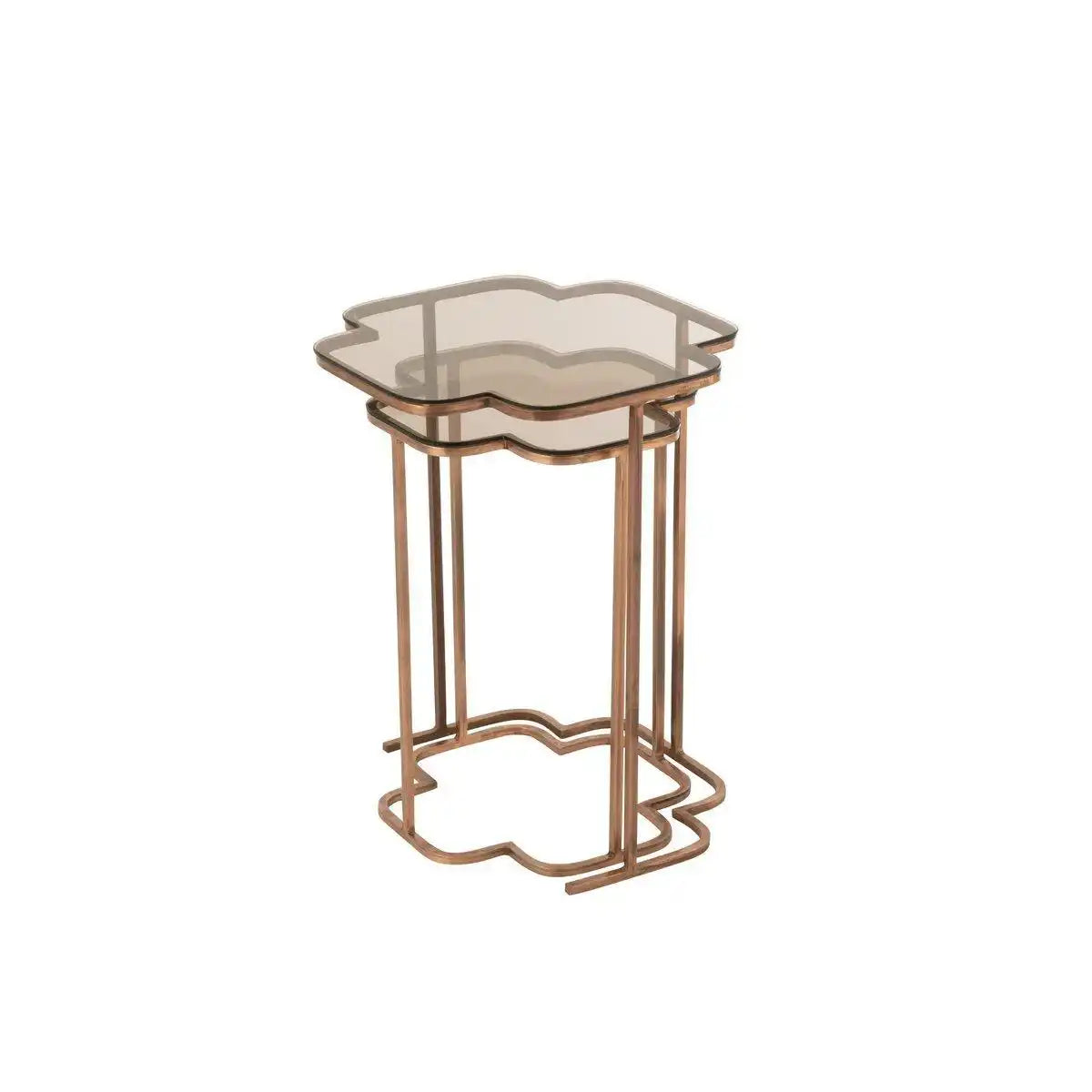 J-Line Beistelltisch Ones – Metall – Kupfer – - HomeDesign Knaus