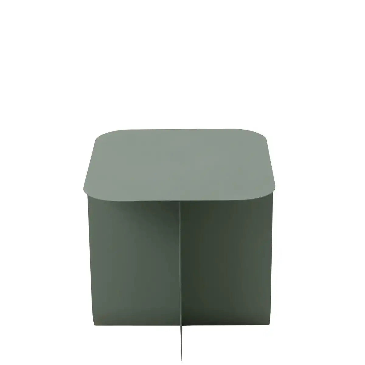 J-Line Beistelltisch, quadratisch, Metall, Grün - HomeDesign Knaus