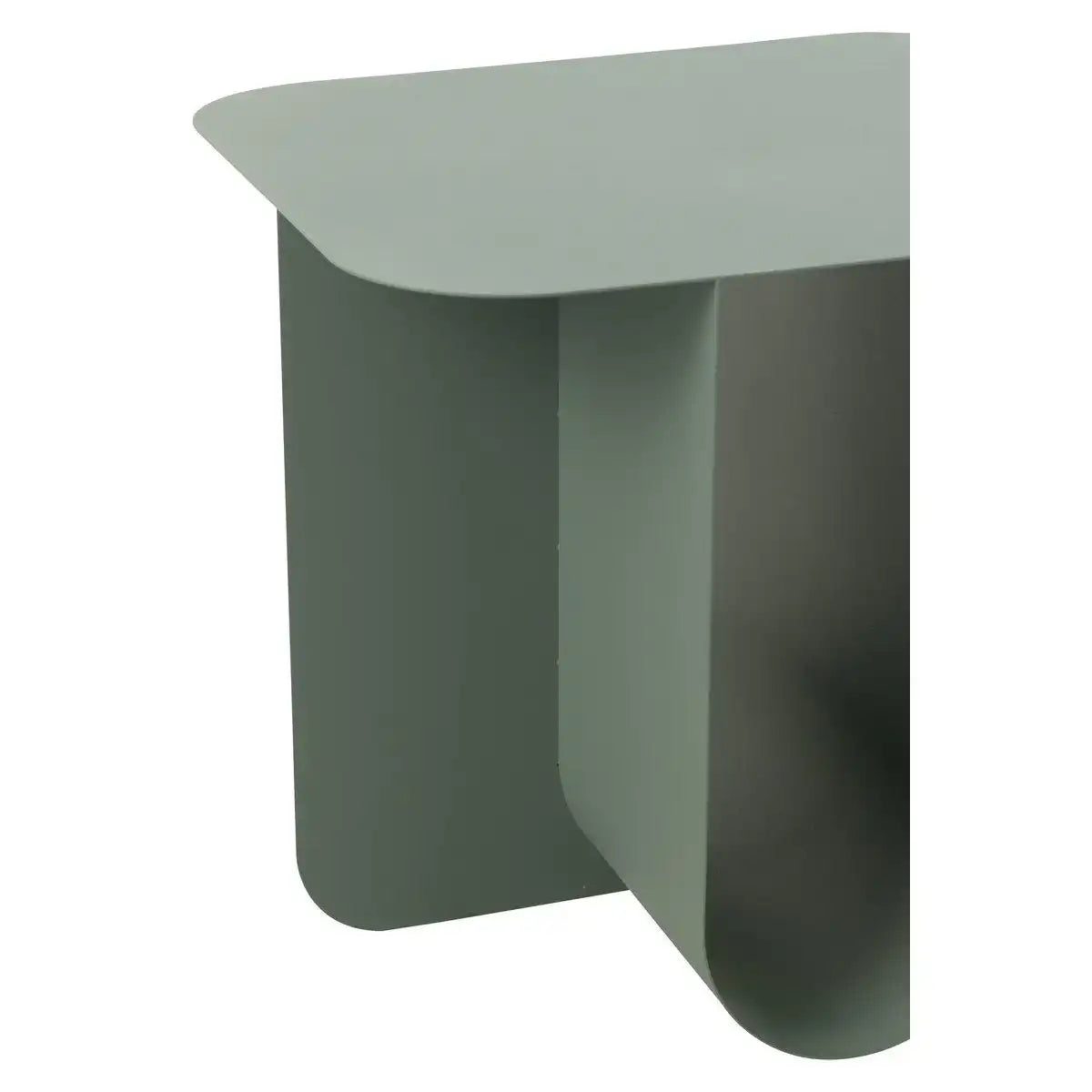 J-Line Beistelltisch, quadratisch, Metall, Grün - HomeDesign Knaus